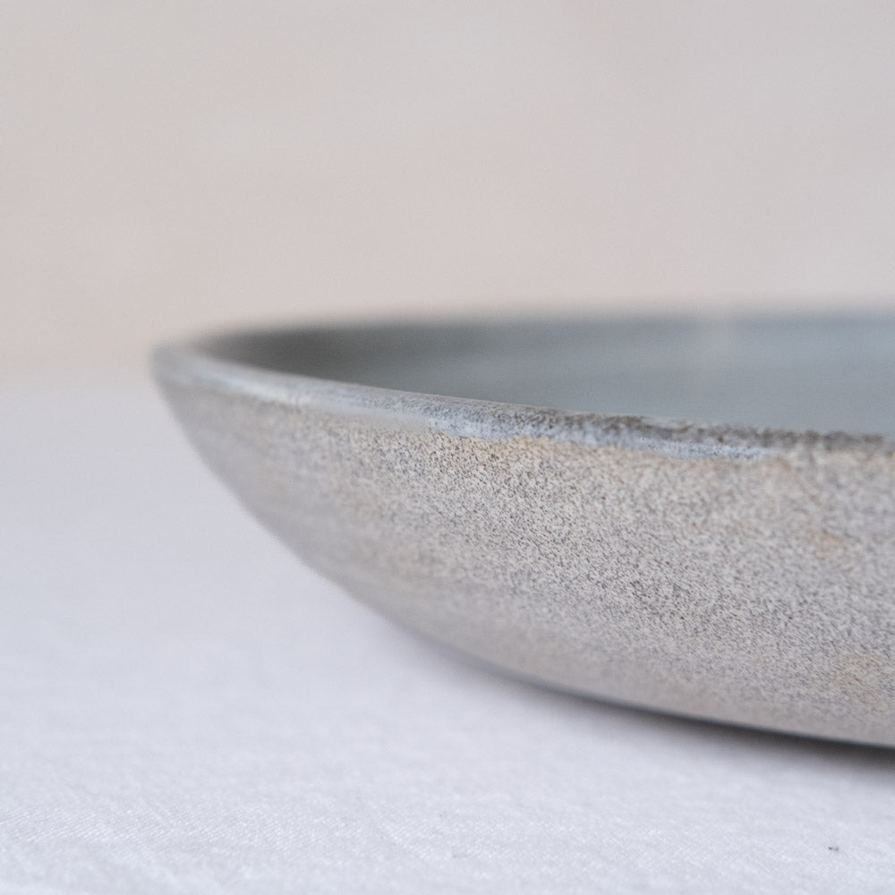 Icy Grey Plate Bowl