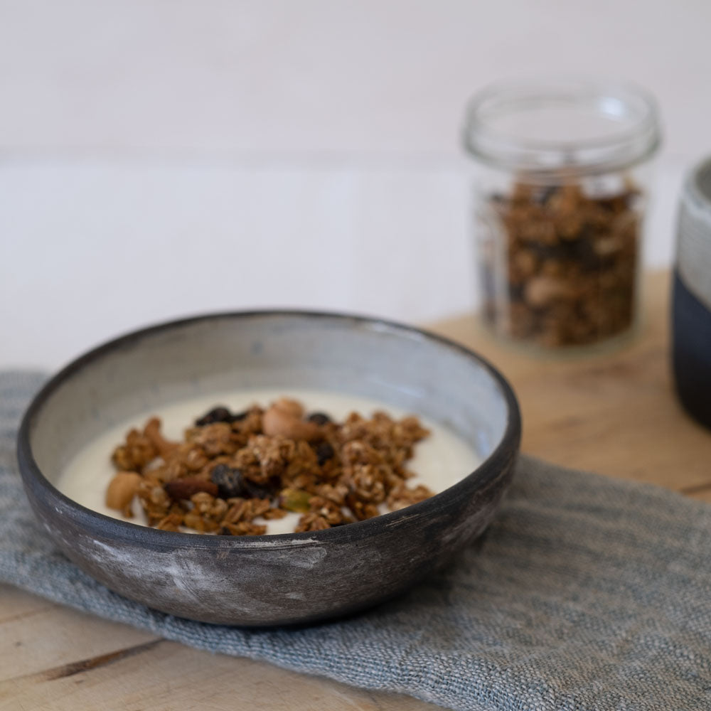 Black Swoosh Bowl