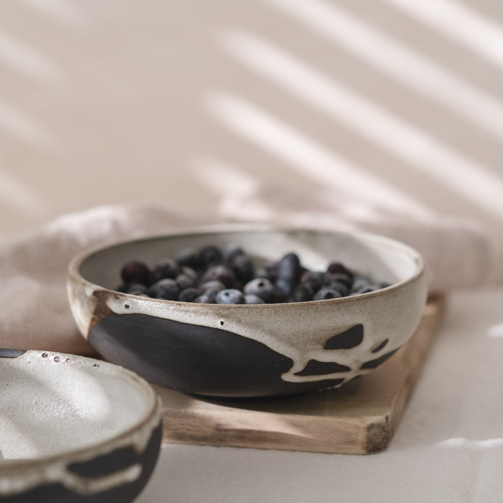 Small Earthy Toned Ceramic Bowl Handmade By Earth and Fibre Studio