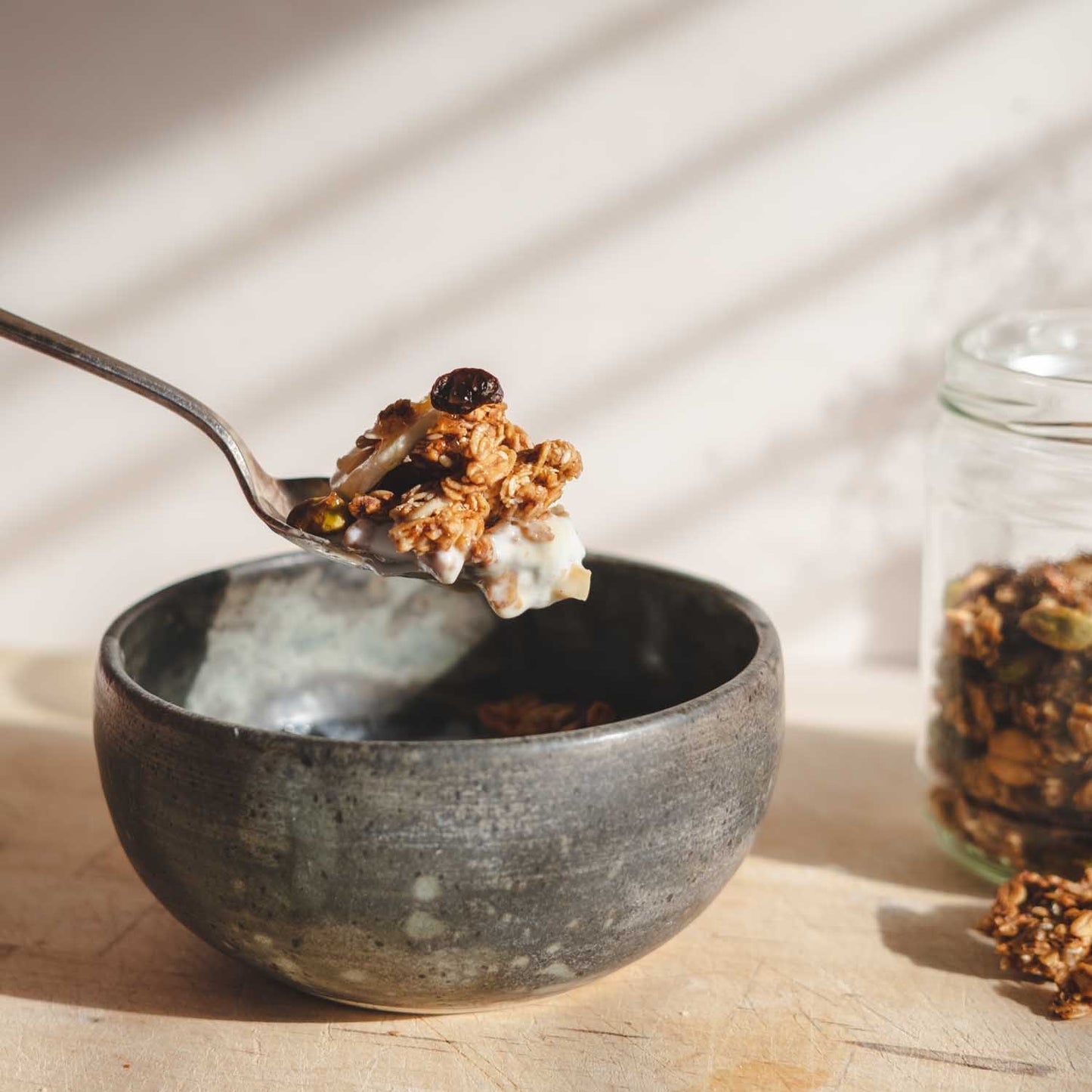 Charcoal Ceramic Breakfast Set