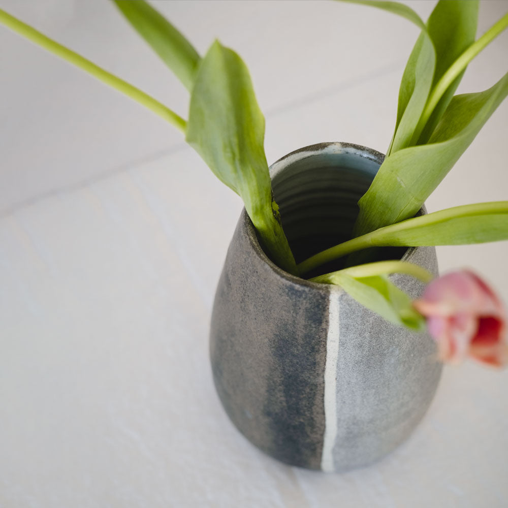 Split Stone Vase