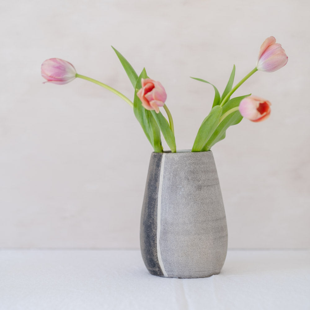 Split Stone Vase