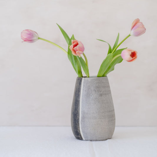 Split Stone Vase