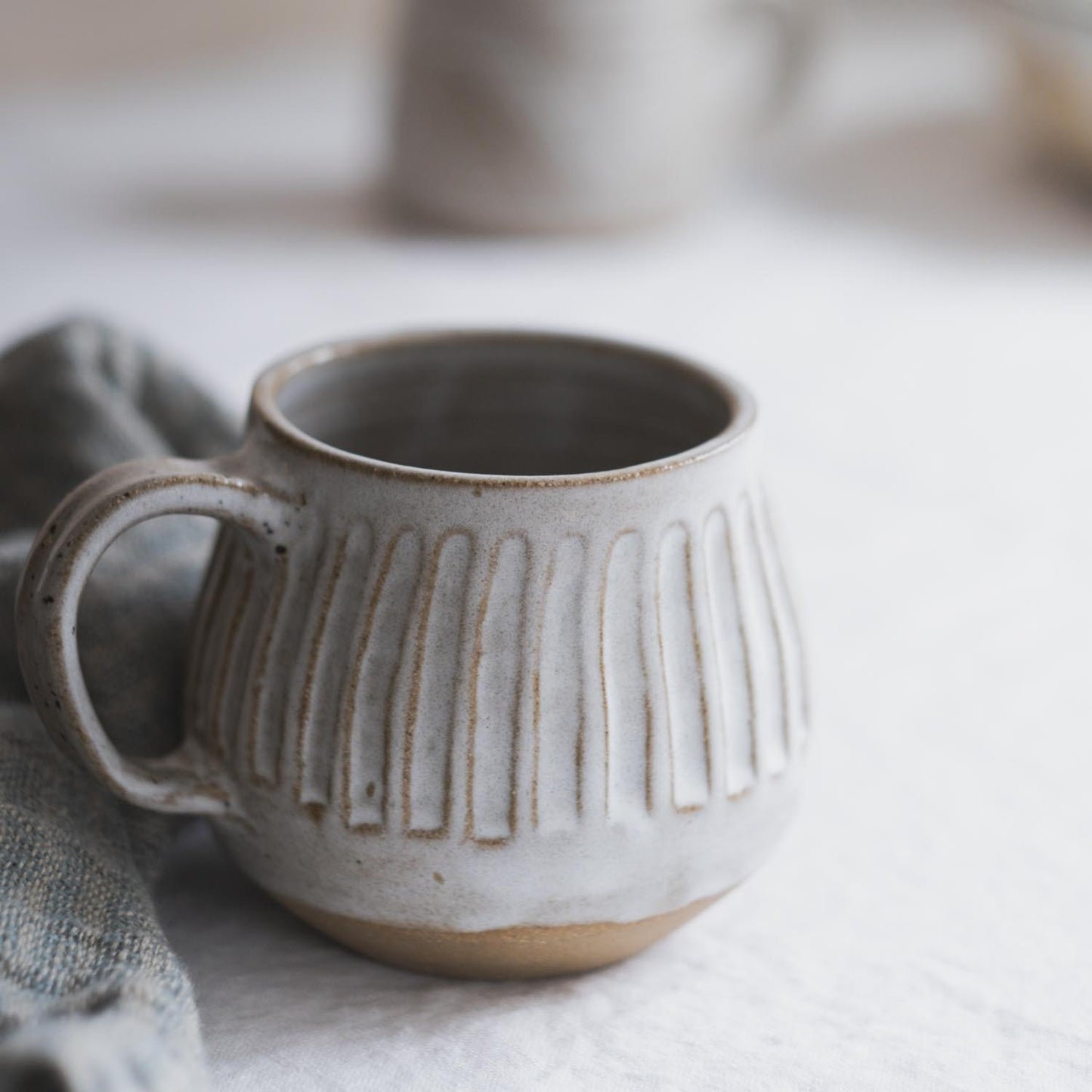 Hand carved Ceramic Mug. Made in Squamish, BC