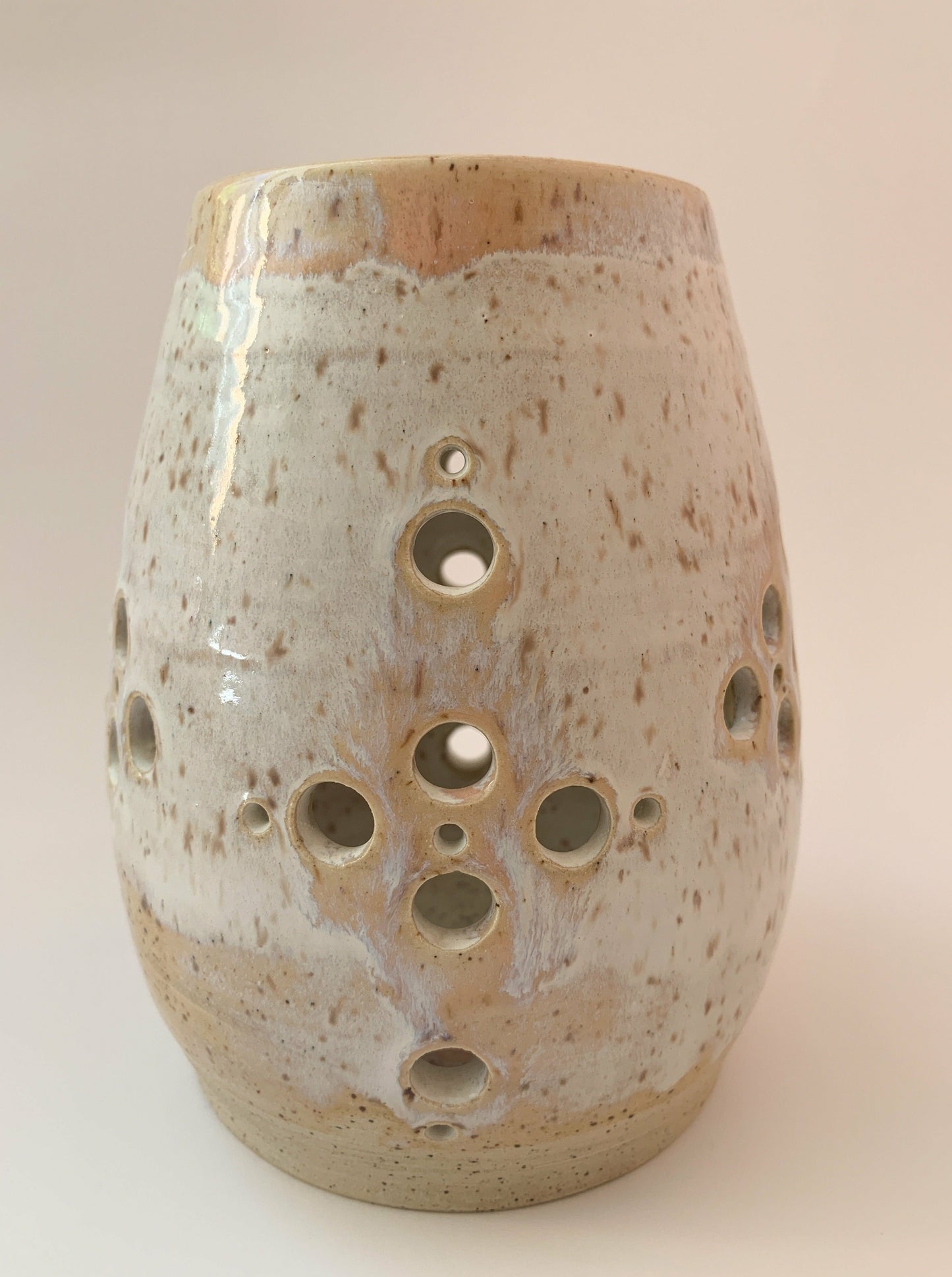 diamondcross ceramic lantern