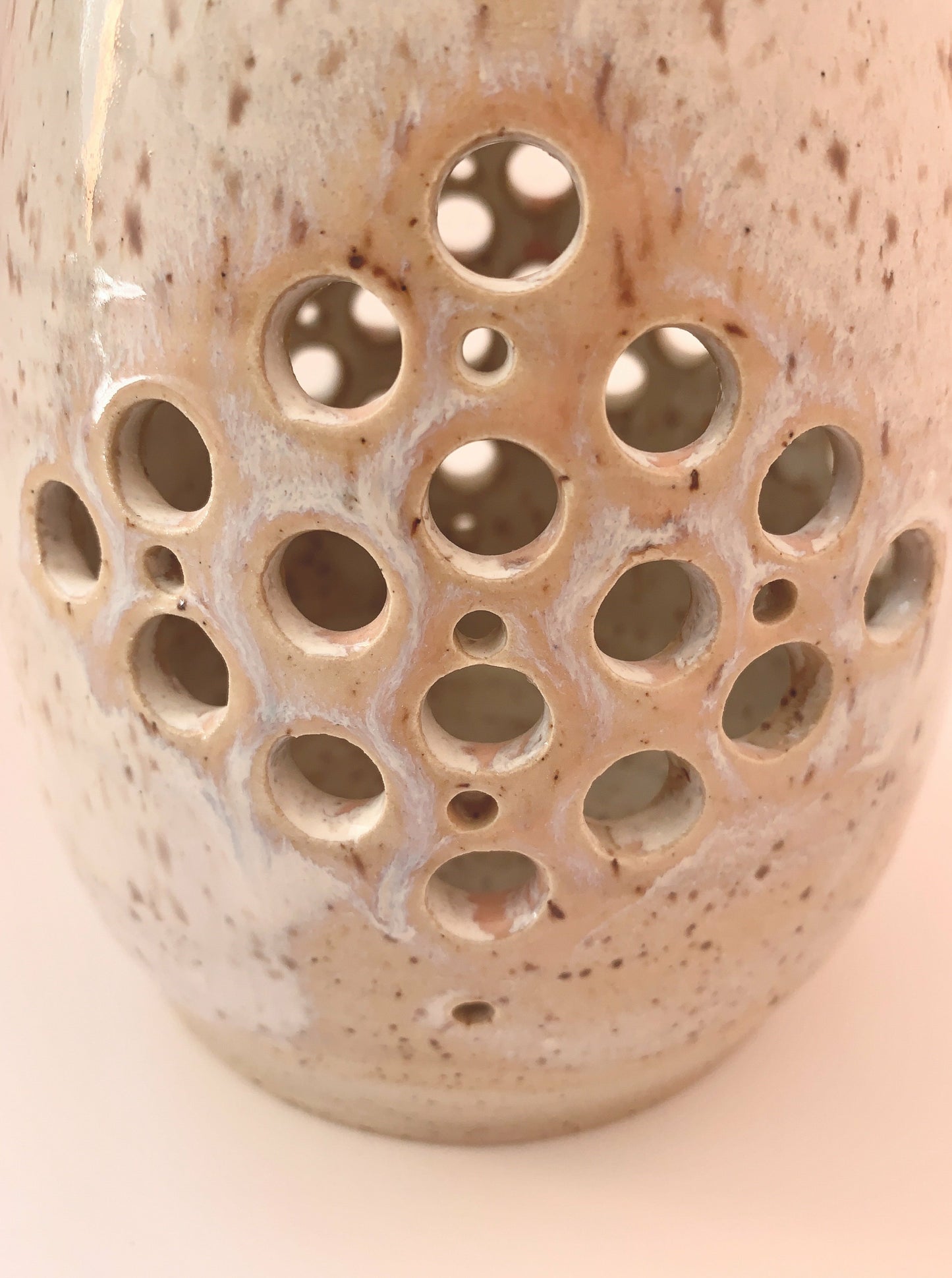 diamondcross ceramic lantern