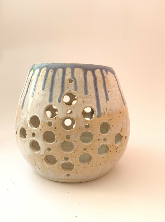 Large  diamond ceramic lantern